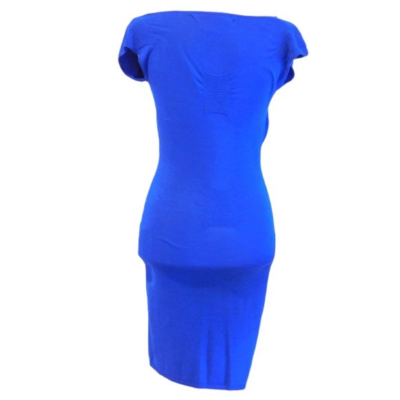 Max Studio Sweater Dress Size Small Royal Blue Tunic NWT - Picture 2 of 4